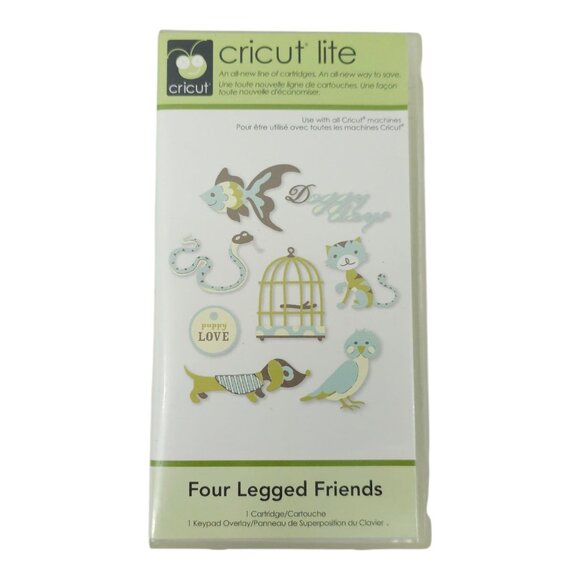 Cricut Lite Provo Craft Themed Cartridge Four Legged Friends Link Status Unknown - Picture 1 of 11